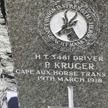 KRUGER P. -1918