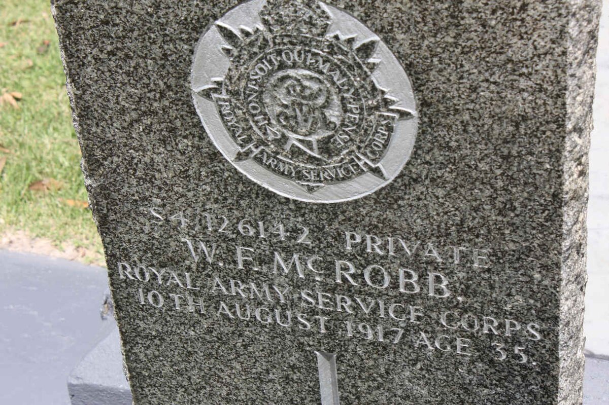 McROBB W.F. -1917