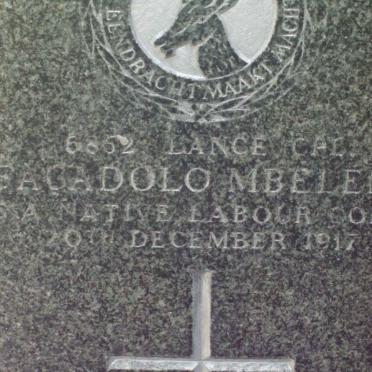 MBELENI Fagadolo −1917