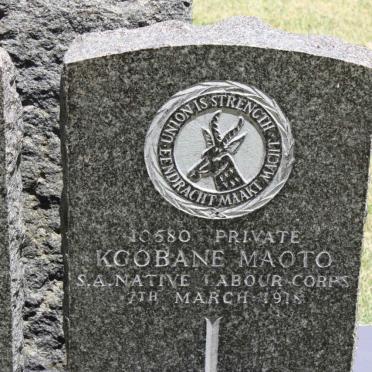 MAOTO Kgobane -1918