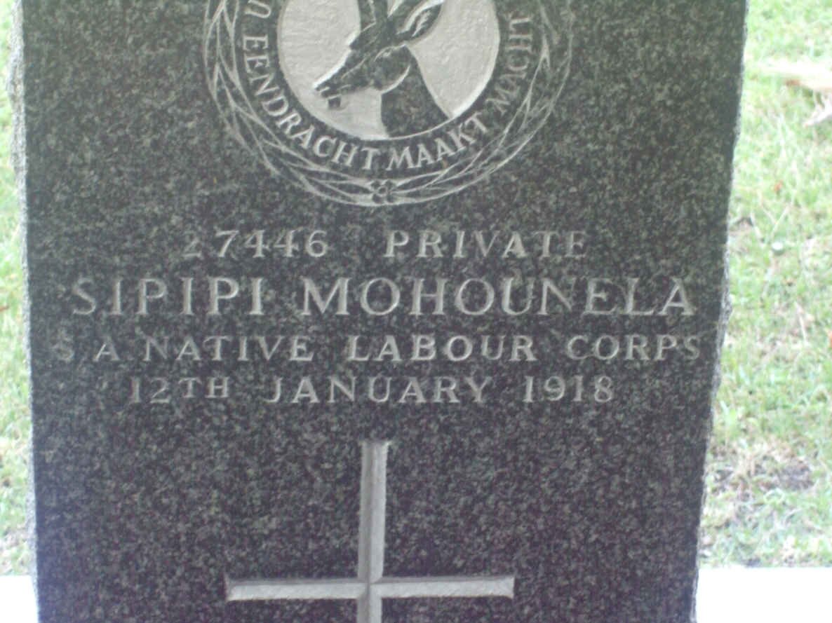 MOHOUNELA Sipipi −1918