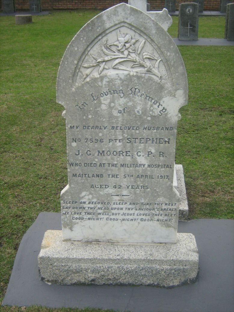 MOORE Stephen J.G. -1917
