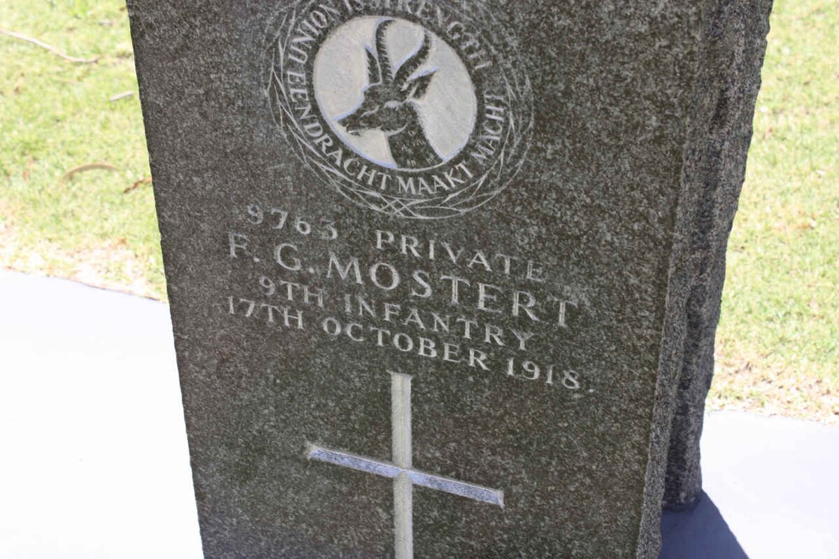 MOSTERT F.G. -1918