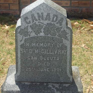 McGILLIVRAY D. -1901