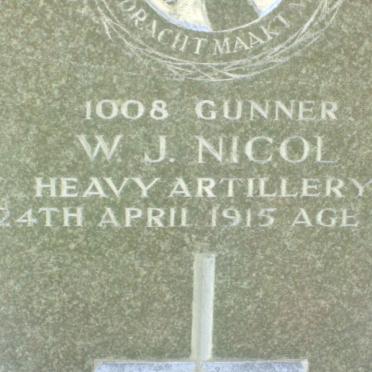 NICOL W.J. -1915