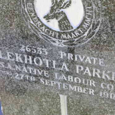 PARKIES Lekhotla -1918