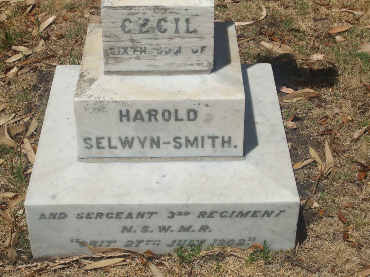 SMITH Cecil, Selwyn -1902