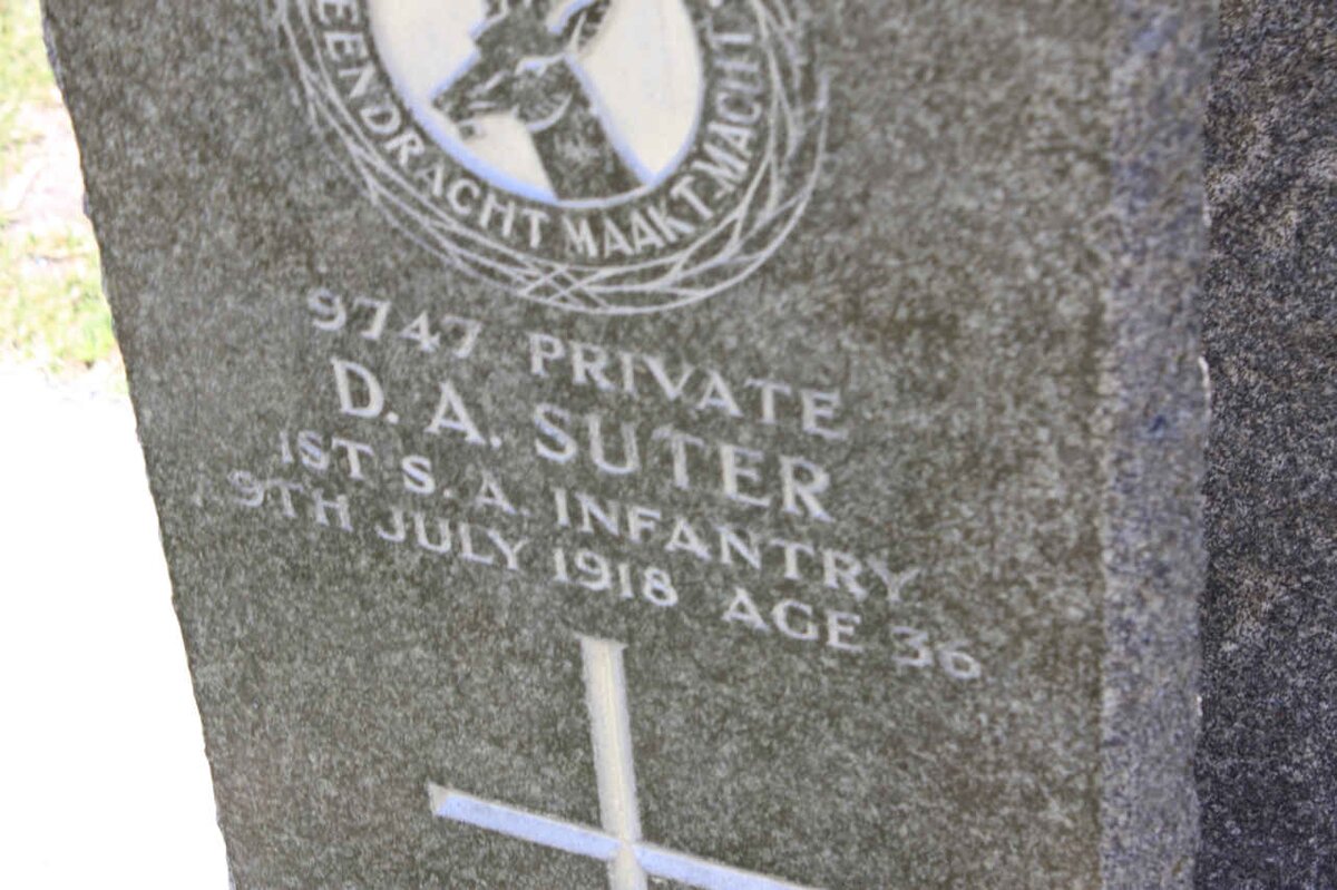 SUTER D.A. -1918