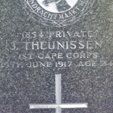 THEUNISSEN J. −1917