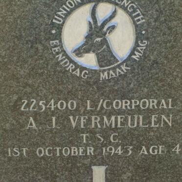 VERMEULEN A.J. -1943