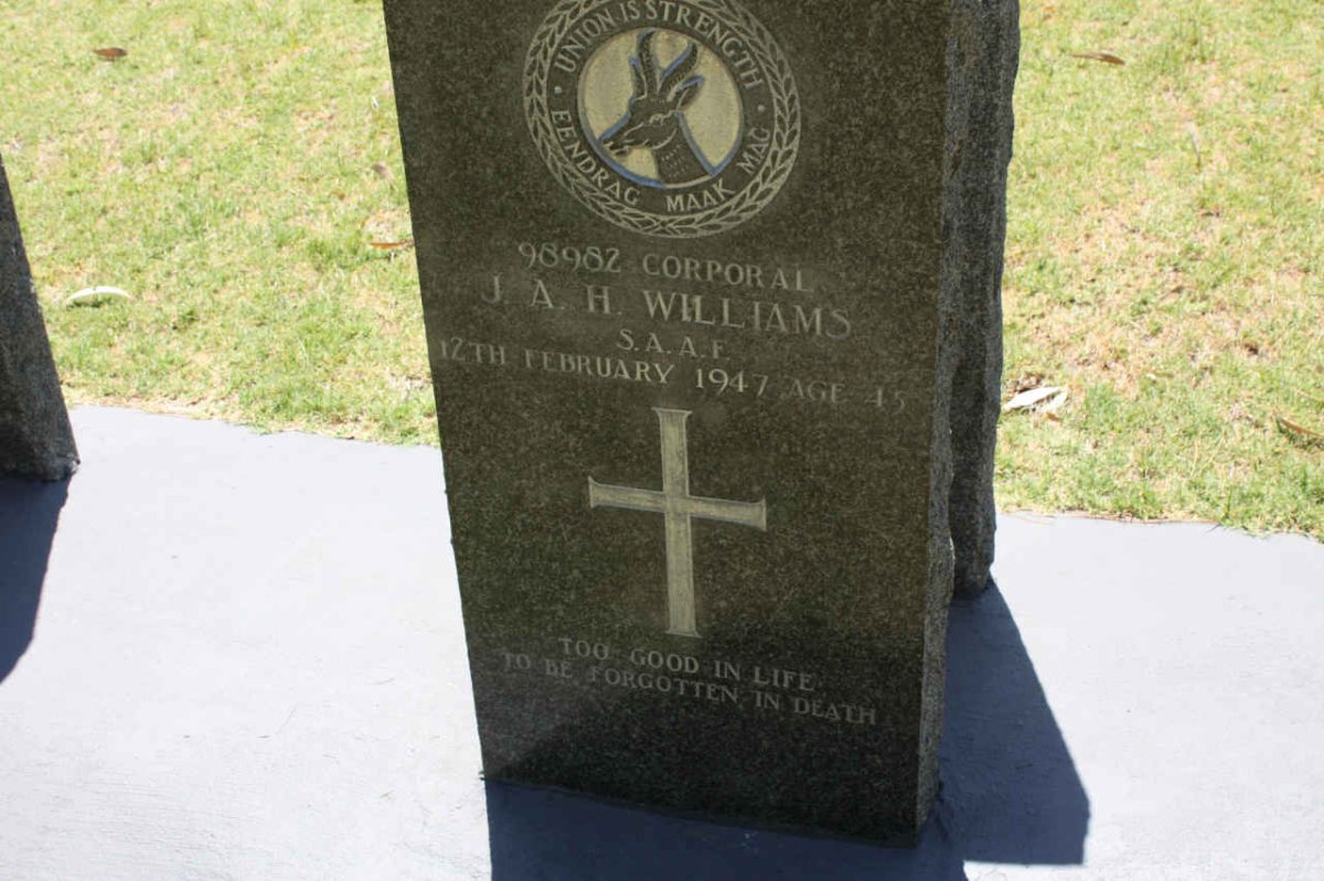 WILLIAMS J.A.H. -1947