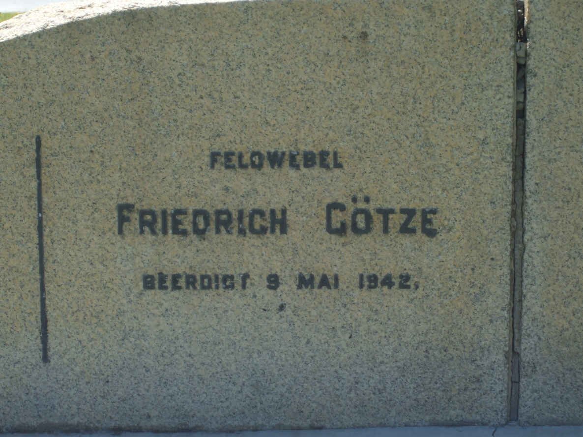GÖTZE Friedrich −1942
