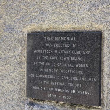 10. Monument to all soldiers who died of wounds &amp; disease 1899-1902