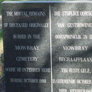 Mowbray graves