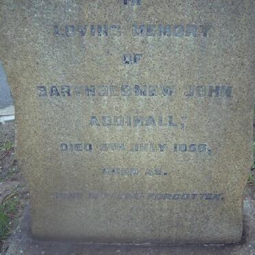 ADDINALL Bartholomew John -1956