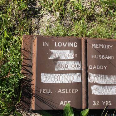 ADRIAANSE Barend F. -1947