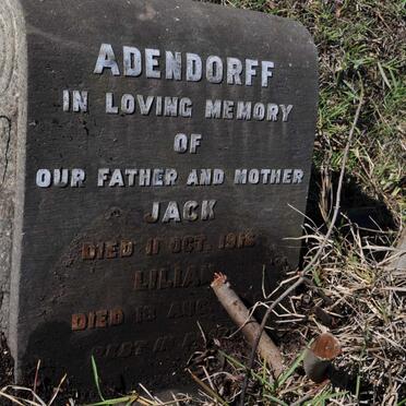 ADENDORFF Jack -1916 &amp; Lilian