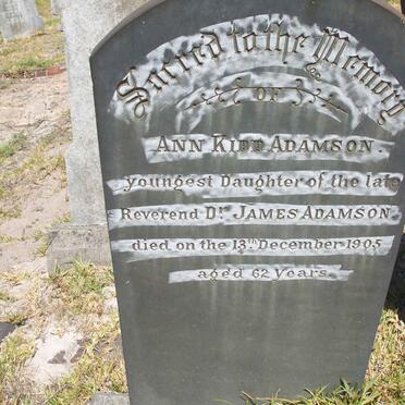 ADAMSON Ann Kidd -1905