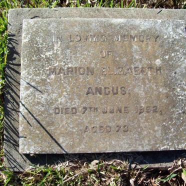 ANGUS Marion Elizabeth -1952