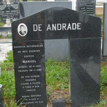 ANDRADE Manuel, de 1925-1986
