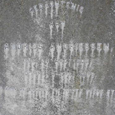 ANDRIESSEN Andries 1808-1898