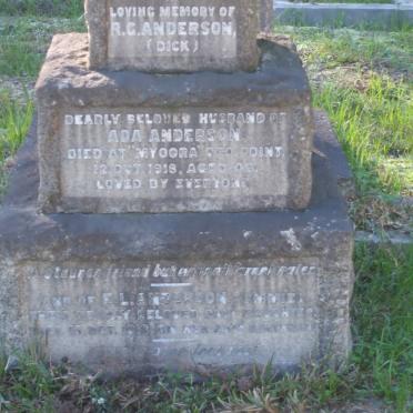 ANDERSON R.G. -1918 :: ANDERSON E.L. -1918 :: ANDERSON R.W.L. -1917