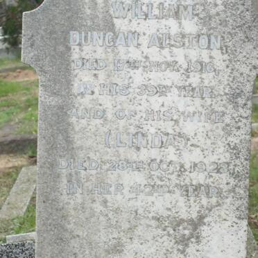 ALSTON Duncan -1916 &amp; Linda -1928