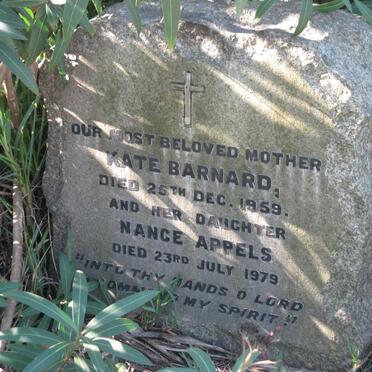 BARNARD Kate -1959 :: APPELS Nance -1979