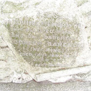 BARENDS Doreen nee KING -??