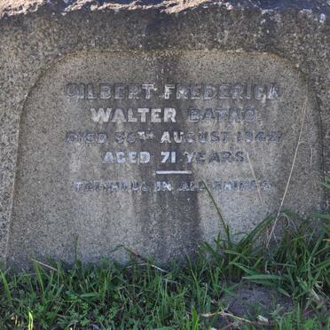 BATHO Gilbert Frederick Walter -1942