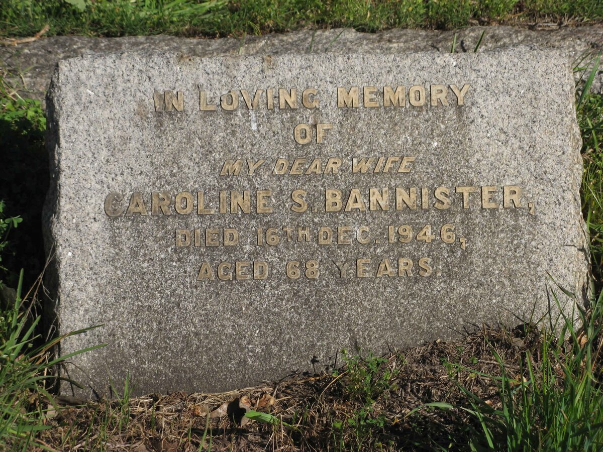 BANNISTER Caroline S. -1946