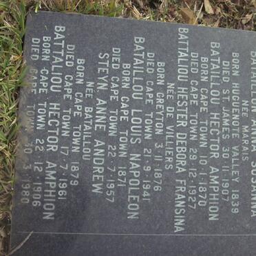 BATAILLON :: MARAIS :: BATTALIOU