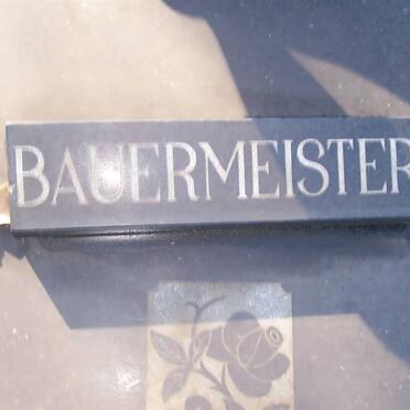 BAUERMEESTER Samuel Antonie Walters 1926-1973