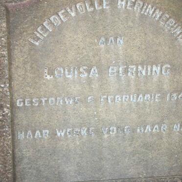 BERNING Louisa -1946