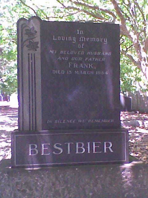 BESTBIER Frank -1954