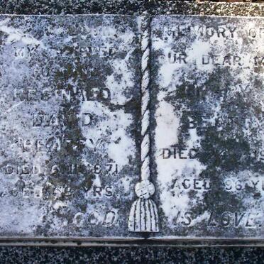 BEATEY Reginald David -1971 &amp; Mary -1972