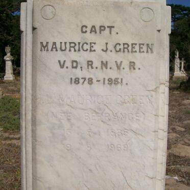 GREEN Maurice J. 1878-1951 &amp; E.L. Maurice Green BERRANGé 1888-1969