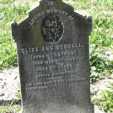 BEDDALL Eliza Ann nee MCARTHUR -1895