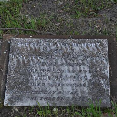 BEDFORD Walter Scott -1934 &amp; Ellen -1946