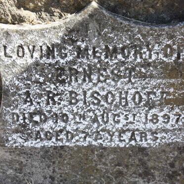 BISCHOFF Ernest A.R. -1897