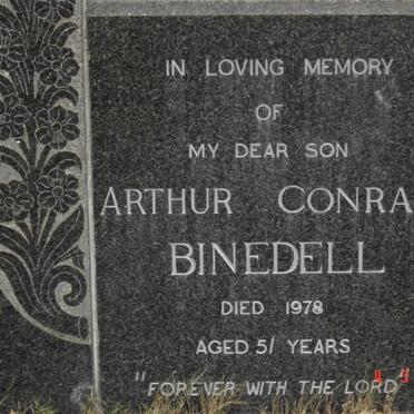 BINEDELL Arthur Conrad -1978
