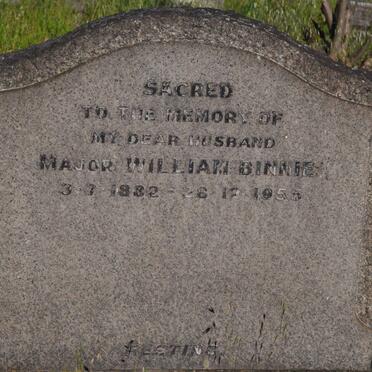BINNIE William 1882-1955