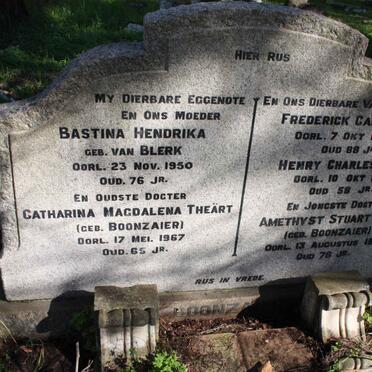 BOONZAIER ::  VAN BLERK :: THEART :: TAIT