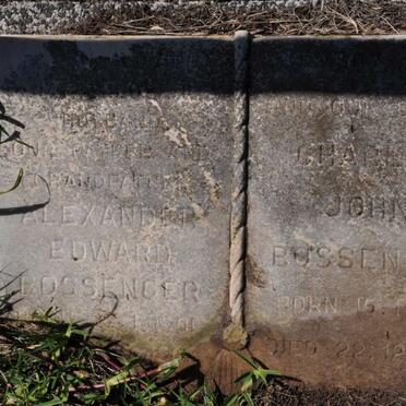 BOSSENGER Alexander Edward 1901- :: BOSSENGER Charles John 1891-19??