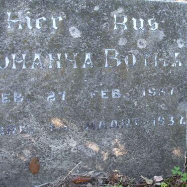 BOTHA Johanna 1937-1937