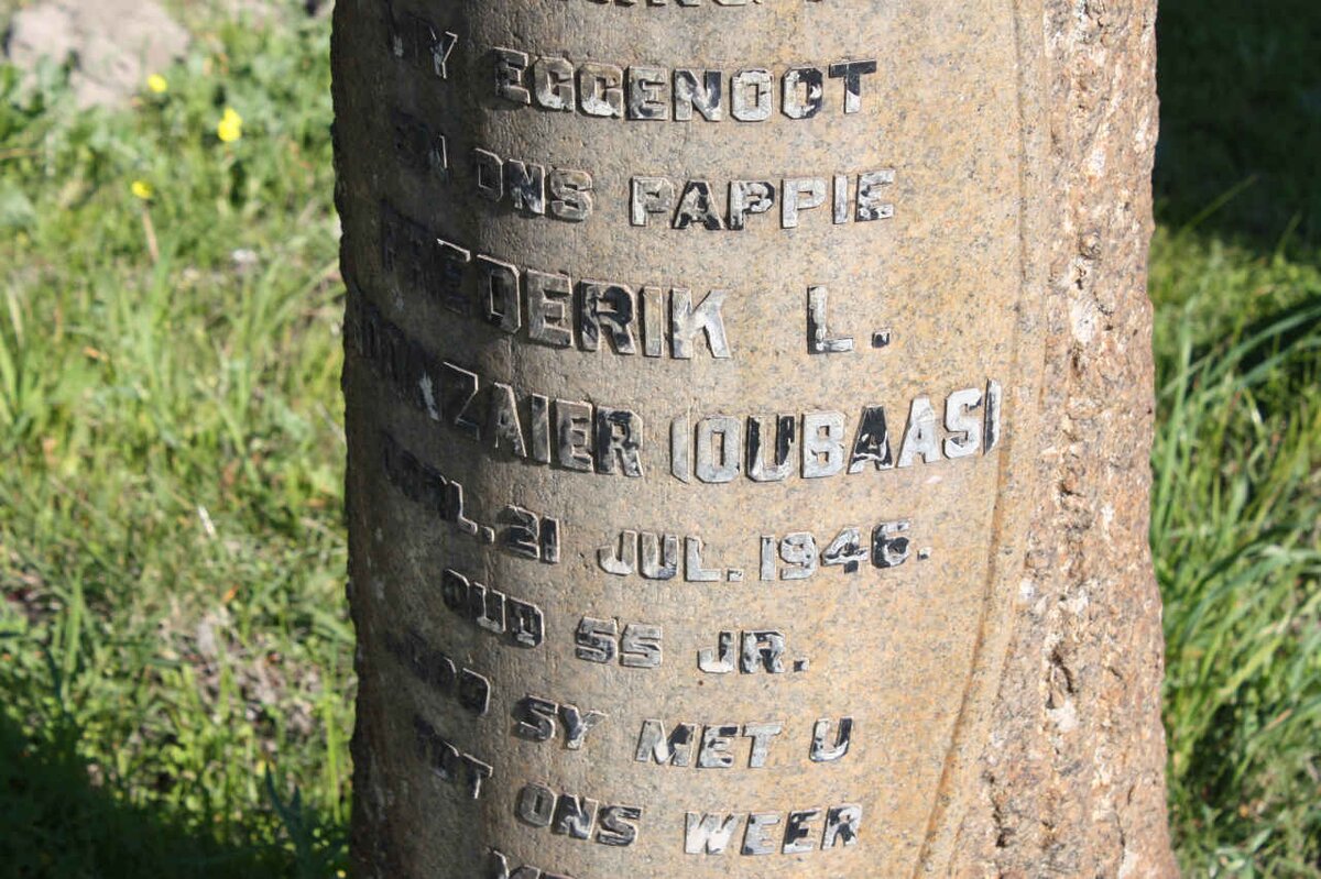 BOONZAIER Frederik L. -1946