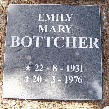 BOTTCHER Emily Mary 1931-1976
