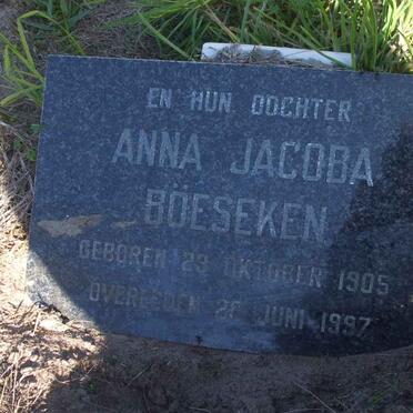 BOESEKEN Anna Jacoba 1905-1997