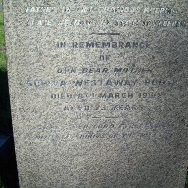 BOOTH Sophia Westaway -1961