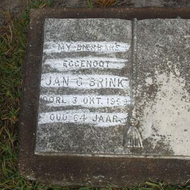 BRINK Jan G. -1959